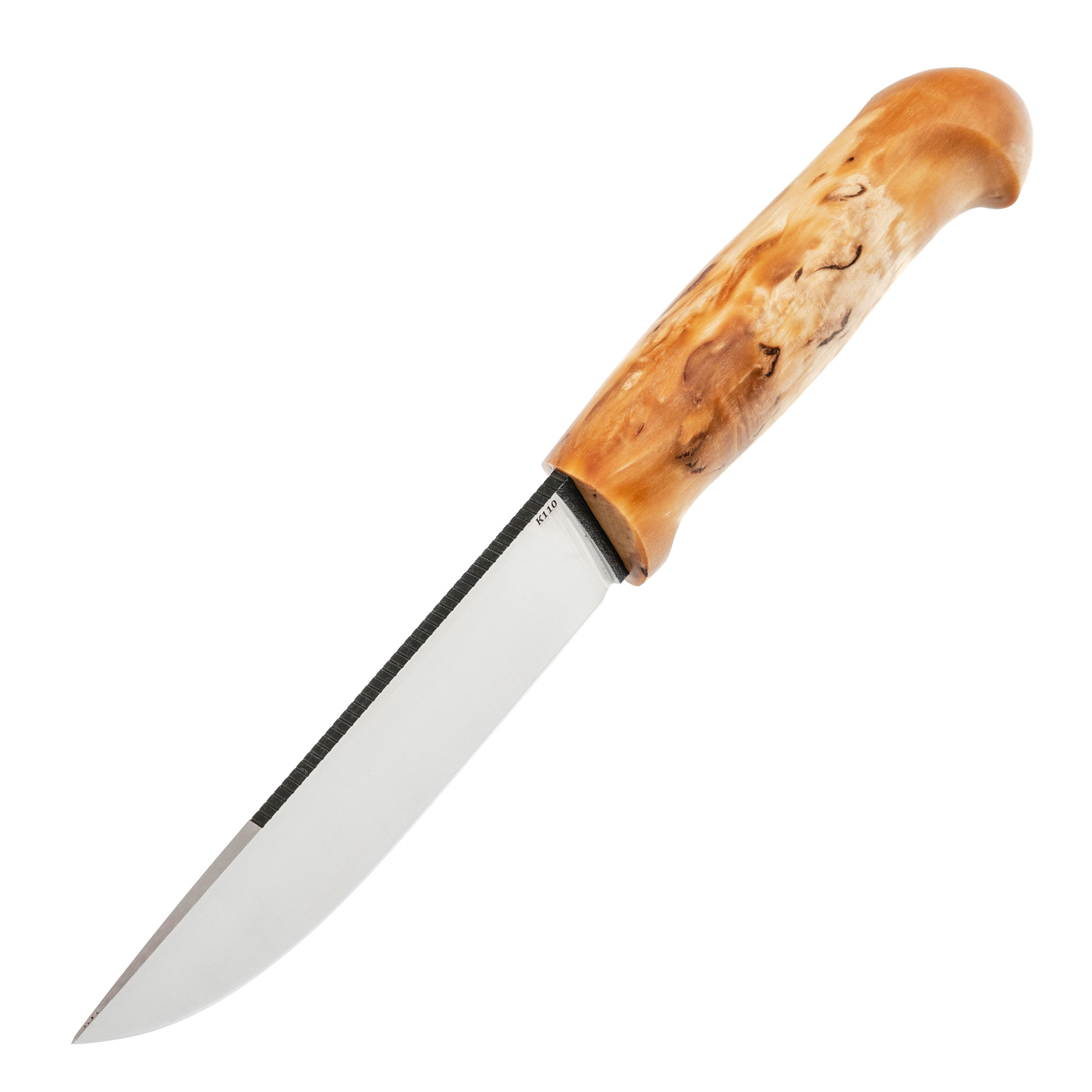 Нож Шмель, сталь K110, рукоять карельская береза - фото 2