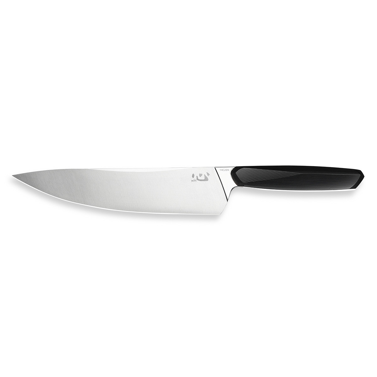 Нож кухонный Xin Cutlery Chef XC124 215мм, сталь Sandvik 14C28N, рукоять черно-красная G10