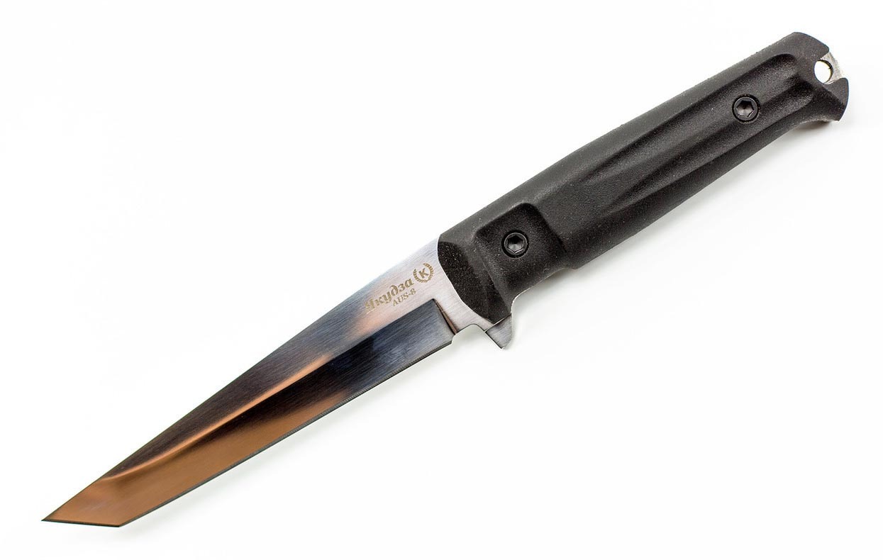 фото Нож якудза, сталь aus-8 цмт, эластрон, кизляр