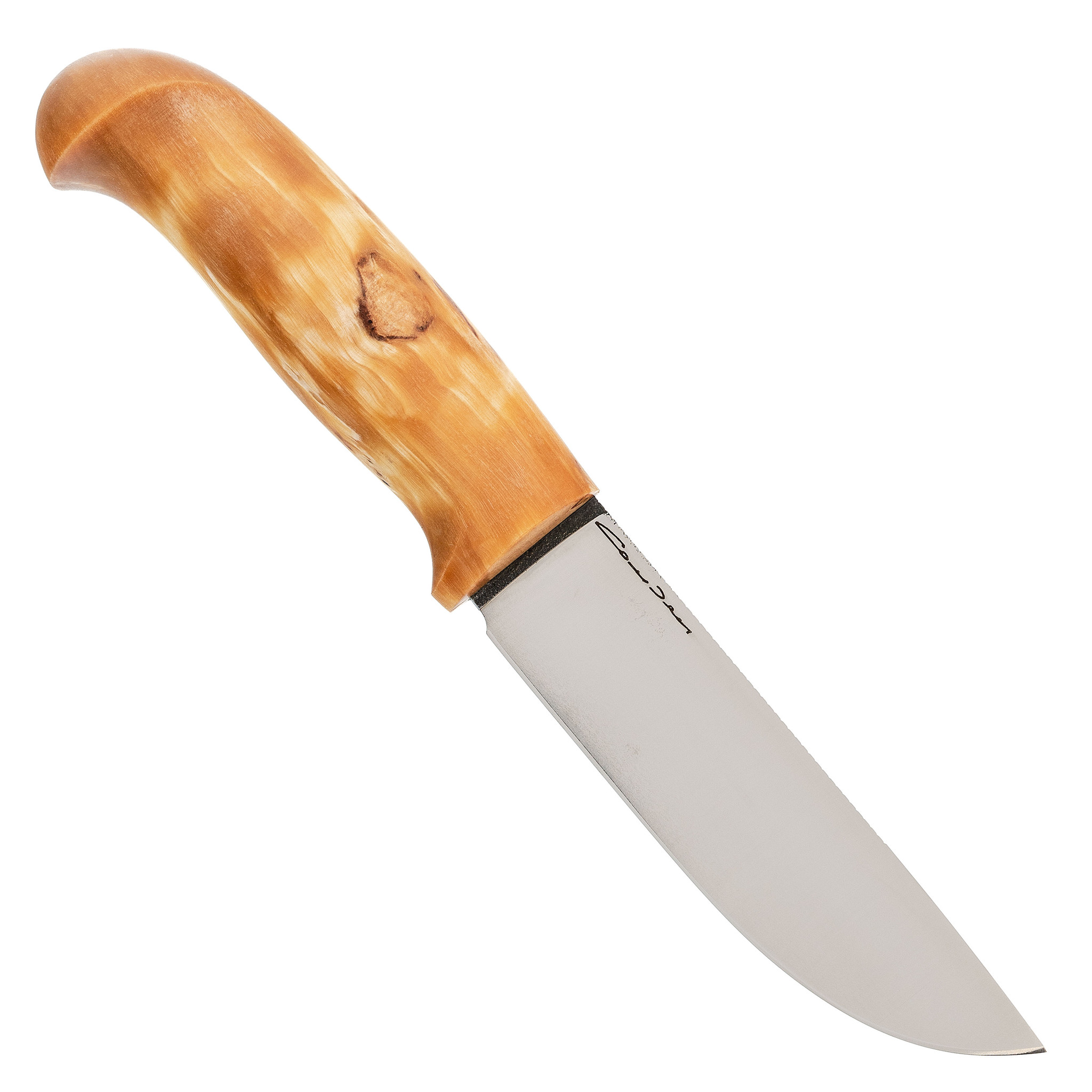 Нож Шмель, сталь K110, рукоять карельская береза - фото 3