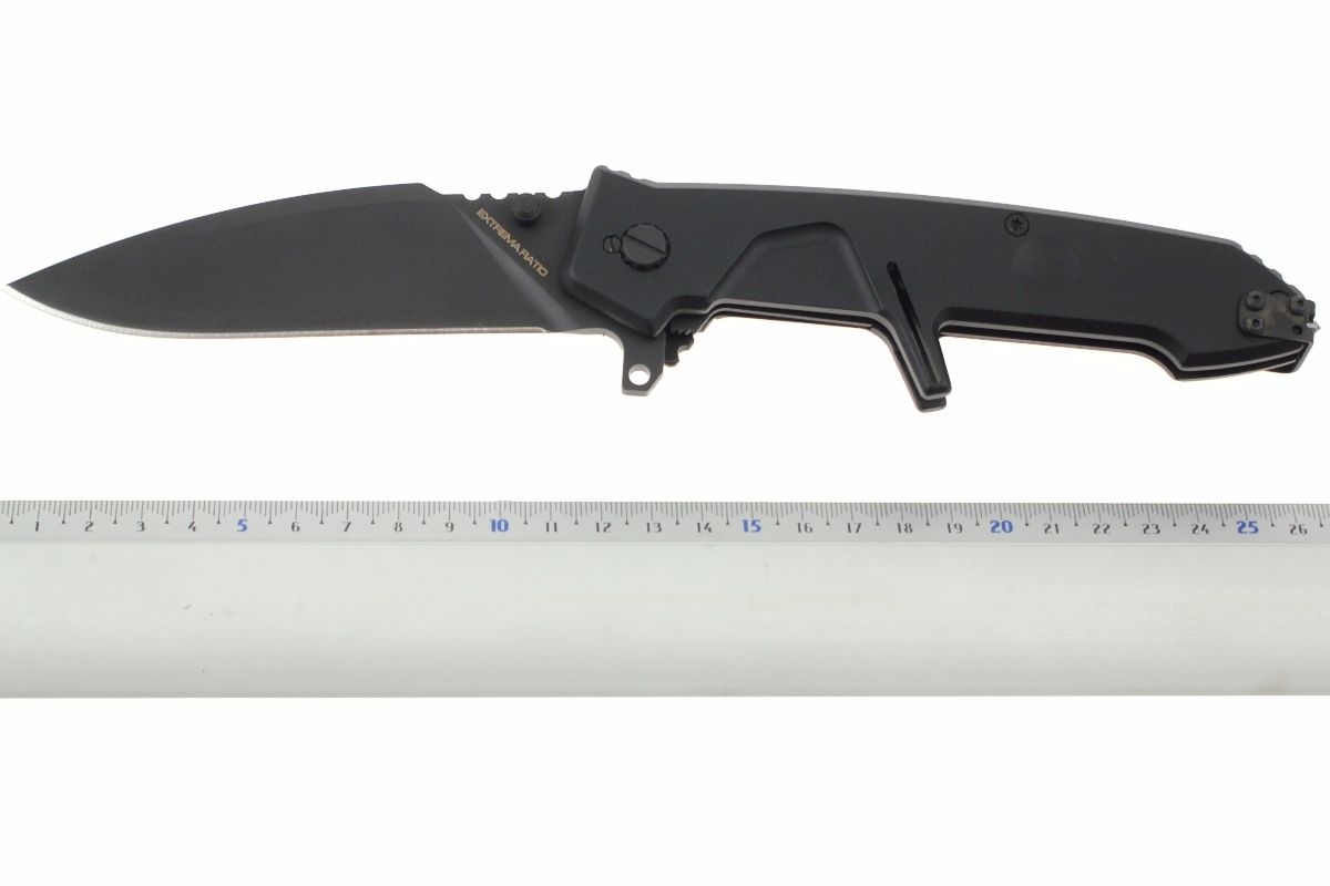 Складной нож Extrema Ratio MF2 Black, сталь N690, рукоять алюминий - фото 4