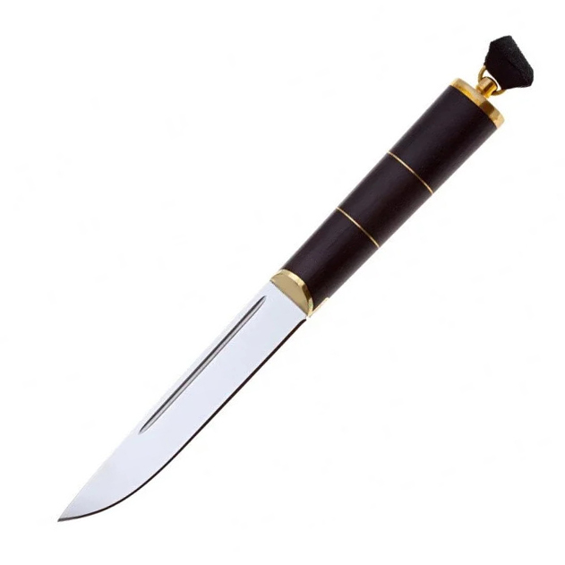 фото Нож абхазский средний, сталь aus-8, рукоять граб кизляр