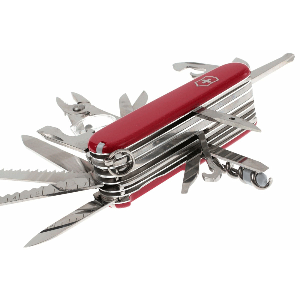 Нож перочинный Victorinox SwissChamp (1.6795.LB1) красный блистер - фото 6