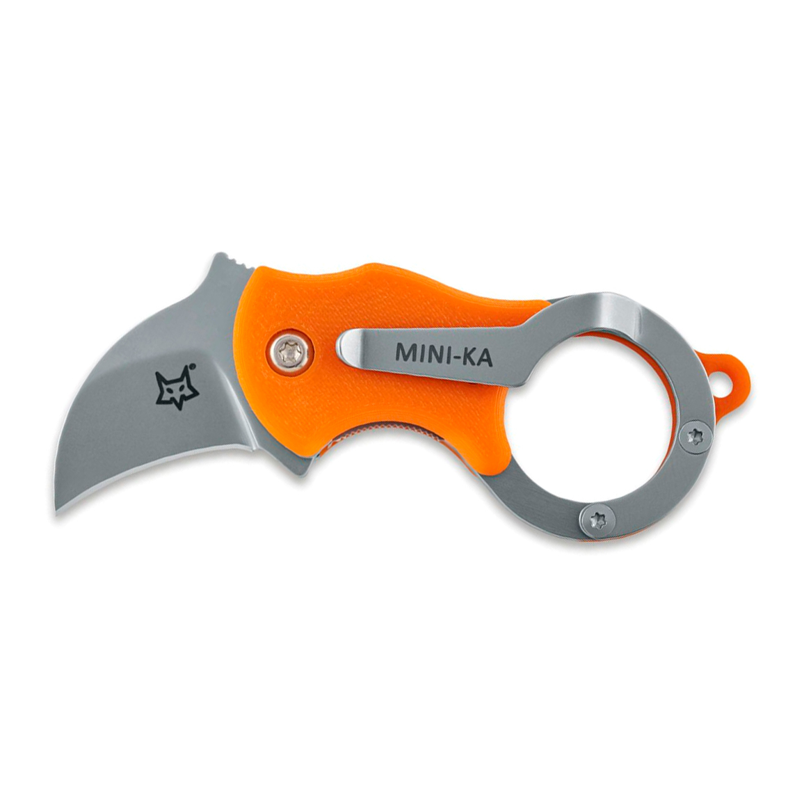 Складной нож Fox MINI-КА, сталь 1.4116, рукоять термопластик FRN, оранжевый - фото 2