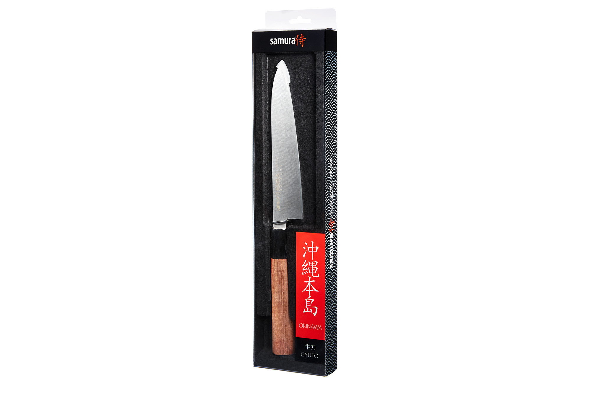 фото Нож кухонный "samura okinawa" гюто 170 мм, aus-8, палисандр