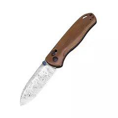 Фото Складной нож Kizer Drop Bear, сталь Damascus, рукоять Westinghouse Micarta