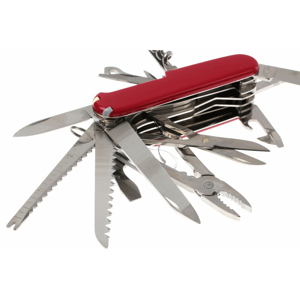Нож перочинный Victorinox SwissChamp (1.6795.LB1) красный блистер - фото 5