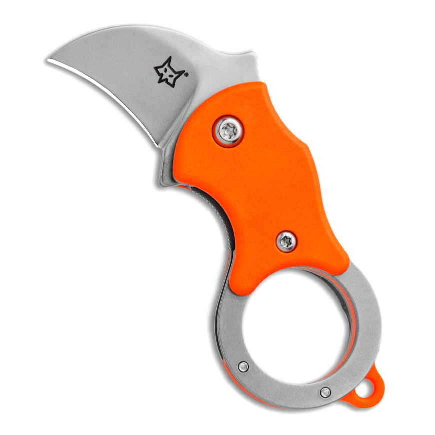 Складной нож Fox MINI-КА, сталь 1.4116, рукоять термопластик FRN, оранжевый - фото 3