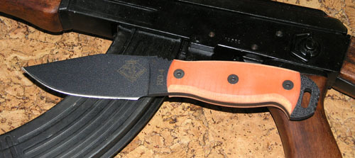 фото Нож с фиксированным клинком ontario "rd4 orange g10"