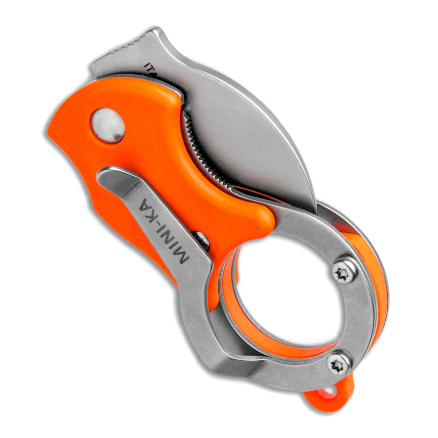 Складной нож Fox MINI-КА, сталь 1.4116, рукоять термопластик FRN, оранжевый - фото 5
