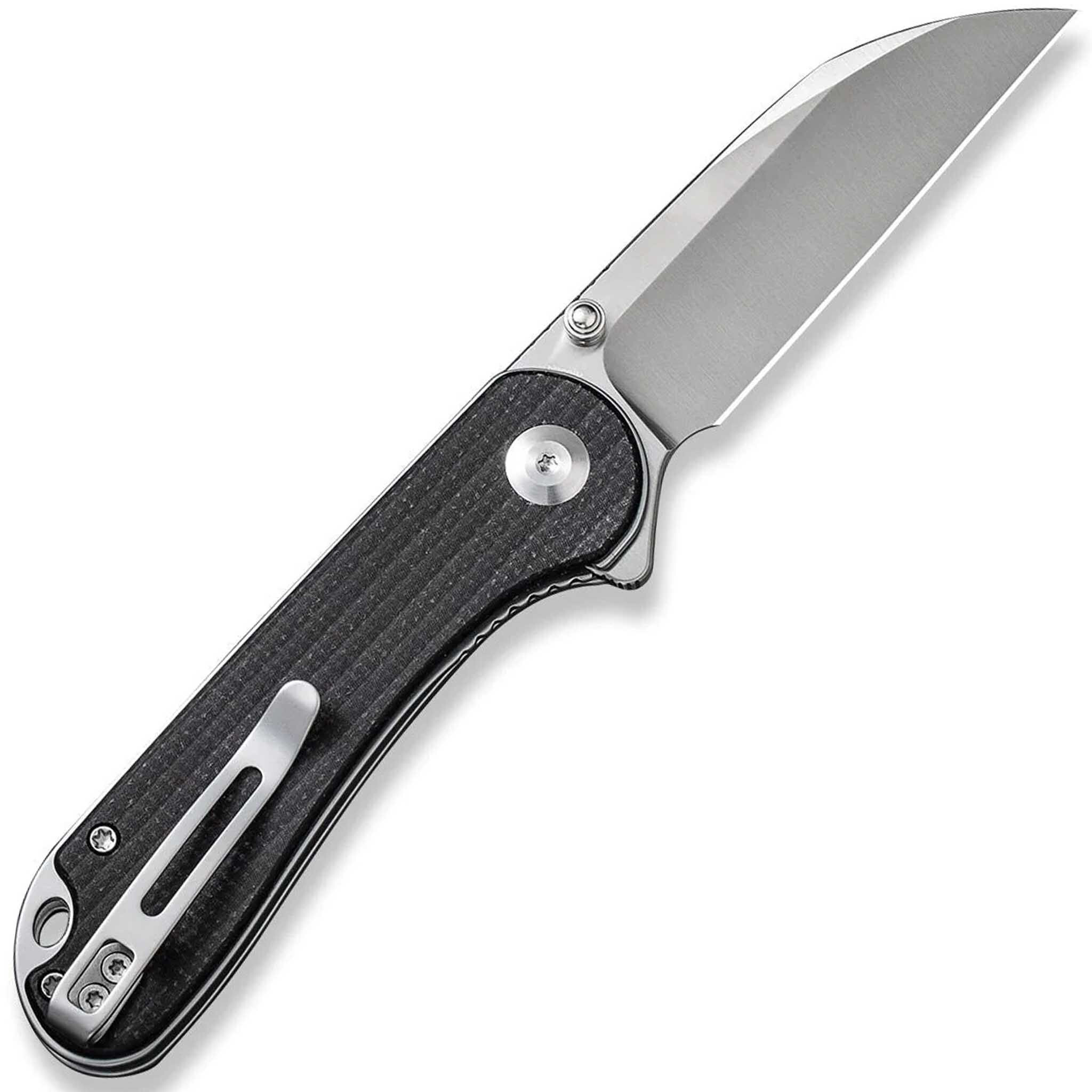 Складной нож Elementum Wharncliffe CIVIVI, сталь Nitro-V, рукоять Black Canvas Micarta - фото 2