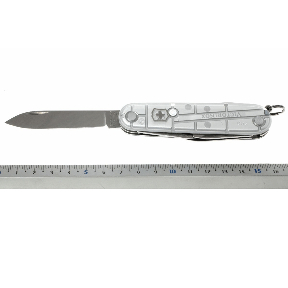 Нож перочинный Victorinox Spartan SilverTech 1.3603.T 91мм 12 функций полупрозрачный серебристый - фото 7