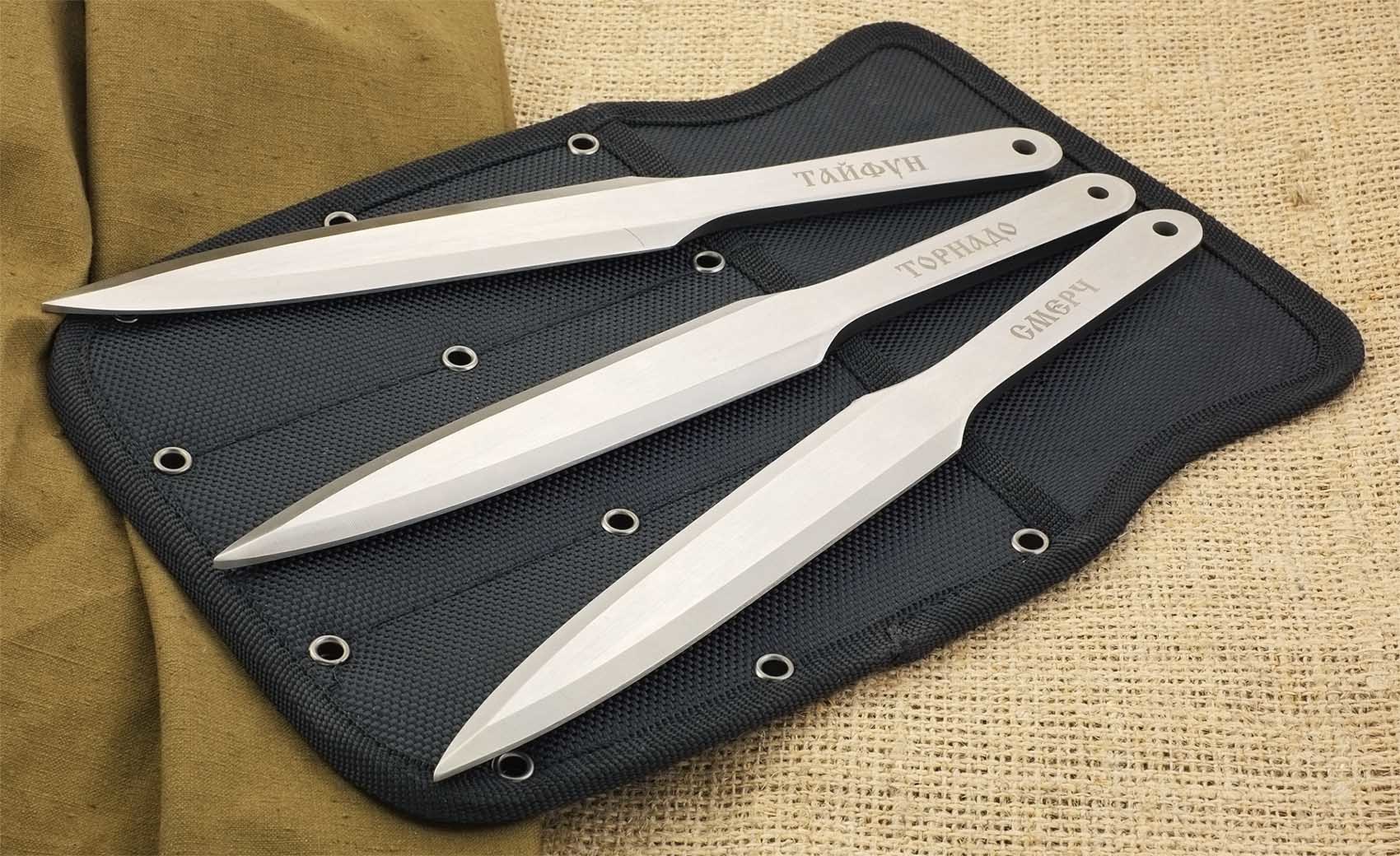 Набор из 3 метательных ножей Торнадо, M-132ST от Ножиков