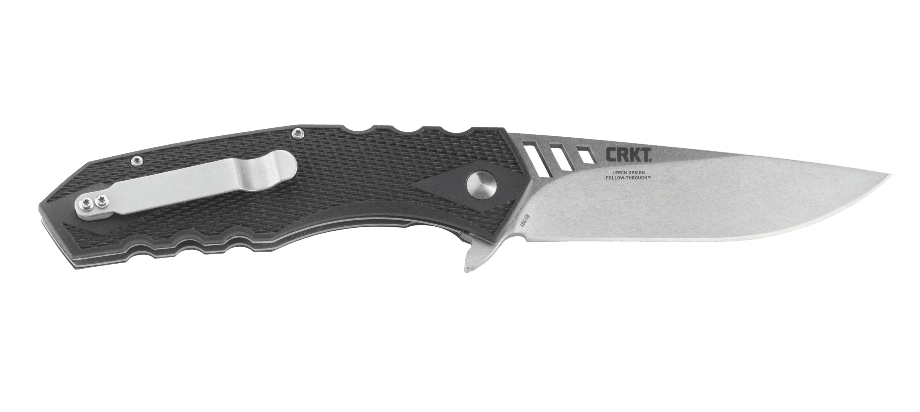 Складной нож CRKT R1701 Ruger® Knives Follow-Through™ Matthew Lerch’s Design, сталь 8Cr13MOV Stonewashed, рукоять термопластик GRN - фото 7