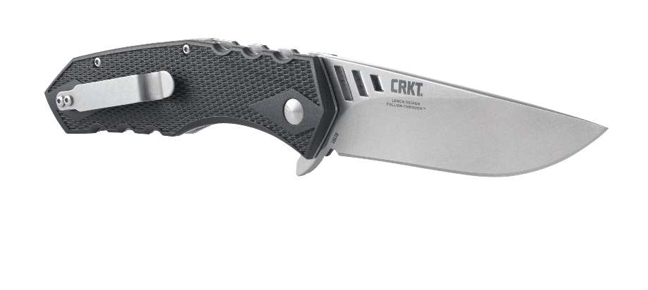 Складной нож CRKT R1701 Ruger® Knives Follow-Through™ Matthew Lerch’s Design, сталь 8Cr13MOV Stonewashed, рукоять термопластик GRN - фото 9