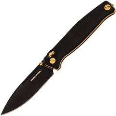 Фото Складной нож Realsteel 7652BG Huginn black, сталь VG-10, рукоять G10