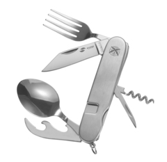 Фото Нож перочинный Stinger, 109 мм, 8 функций, серый