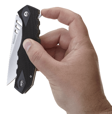 Складной нож CRKT R1701 Ruger® Knives Follow-Through™ Matthew Lerch’s Design, сталь 8Cr13MOV Stonewashed, рукоять термопластик GRN - фото 3