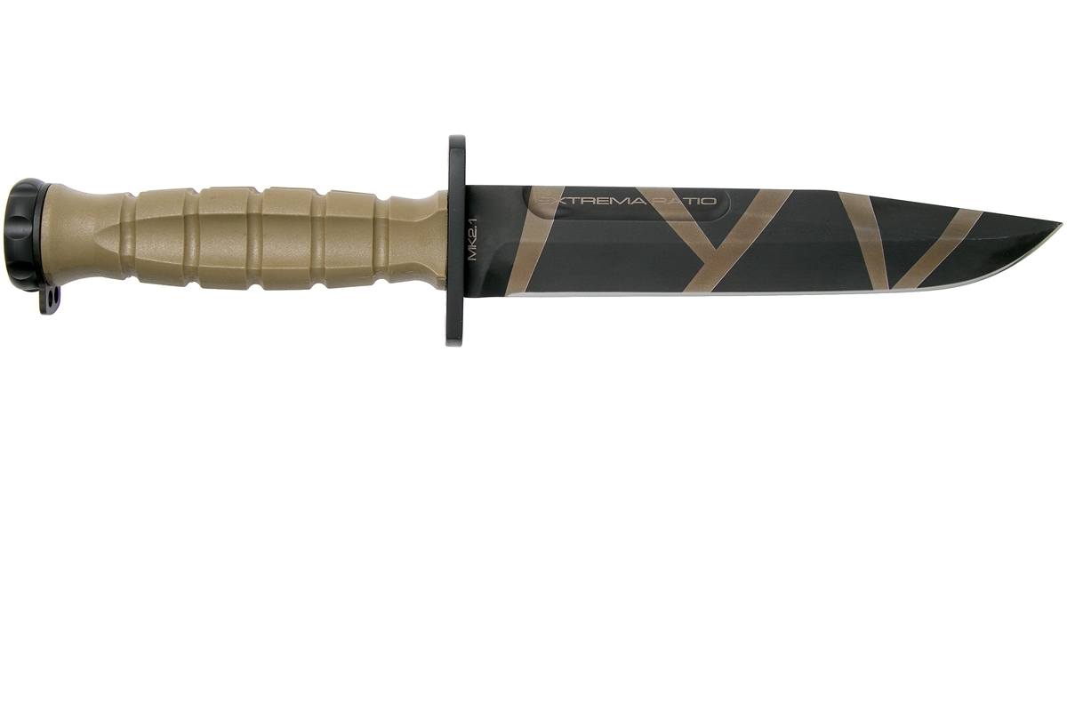 Нож с фиксированным клинком Extrema Ratio MK2.1 Desert Warfare - Laser Engraving, сталь Bhler N690, рукоять пластик - фото 9