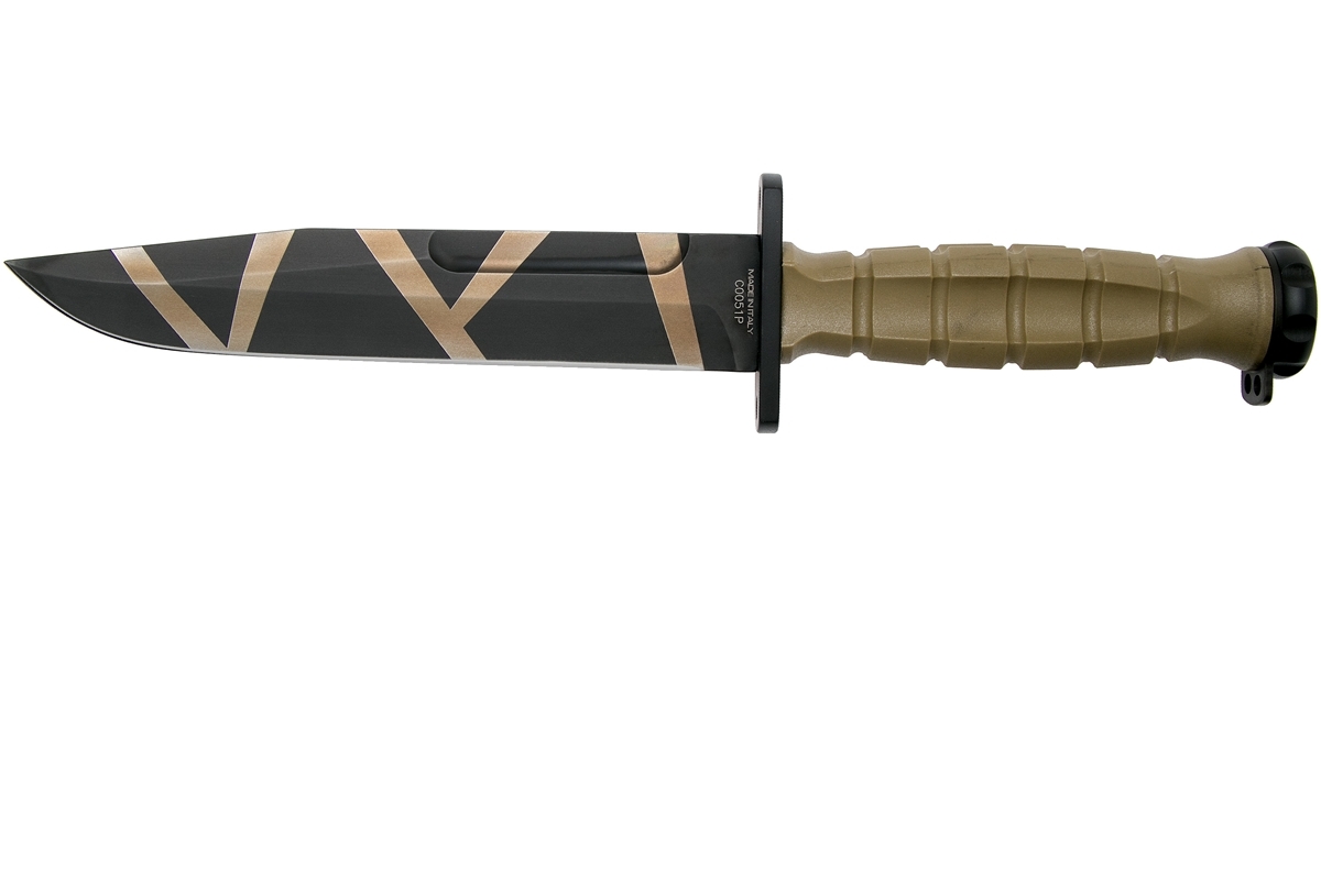 Нож с фиксированным клинком Extrema Ratio MK2.1 Desert Warfare - Laser Engraving, сталь Bhler N690, рукоять пластик - фото 10