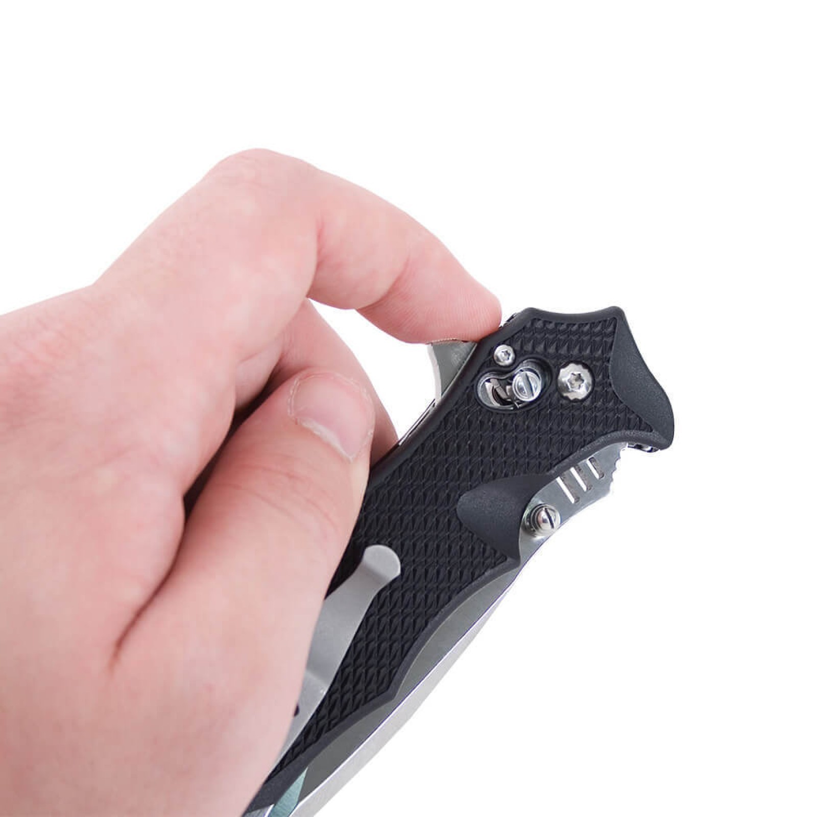 фото Складной нож vulcan - sog vl-01, сталь vg-10 satin, рукоять термопластик grn, чёрный