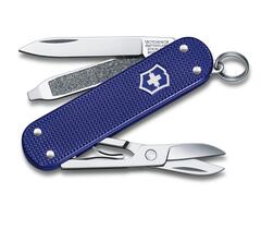 Фото Нож перочинный Victorinox Alox Classic SD Colors, Night Dive, фиолетовый алюминий, 5 функций, 58 мм