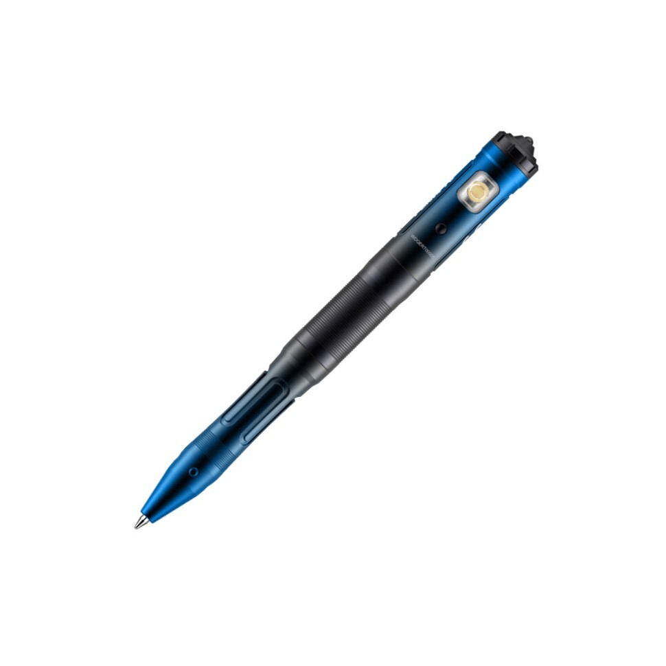 Тактическая ручка Fenix T6, синяя тактическая ручка для выживания с фонариком 11 в 1 синяя
