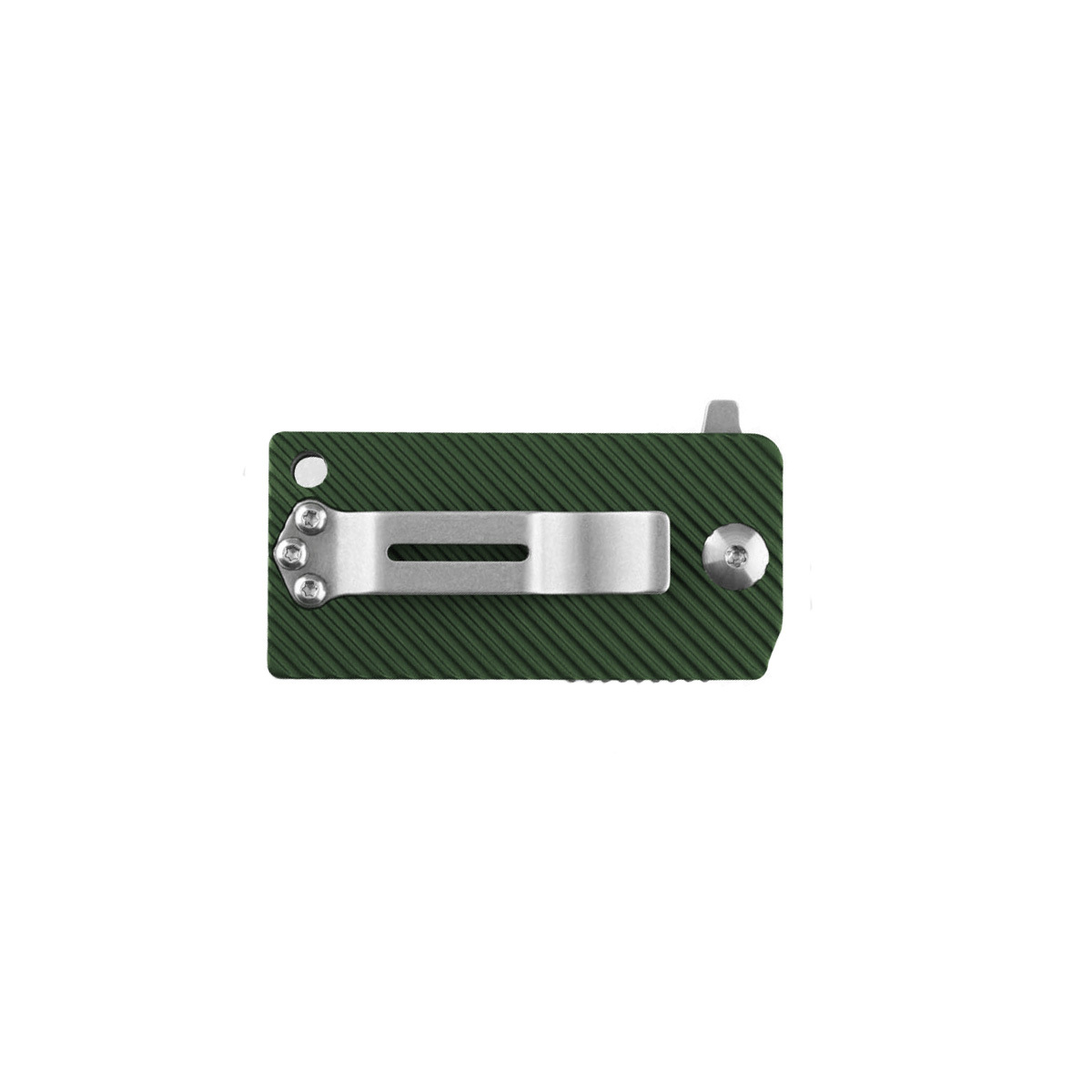 фото Складной нож fox b.key, сталь 440a, рукоять алюминий, зеленый