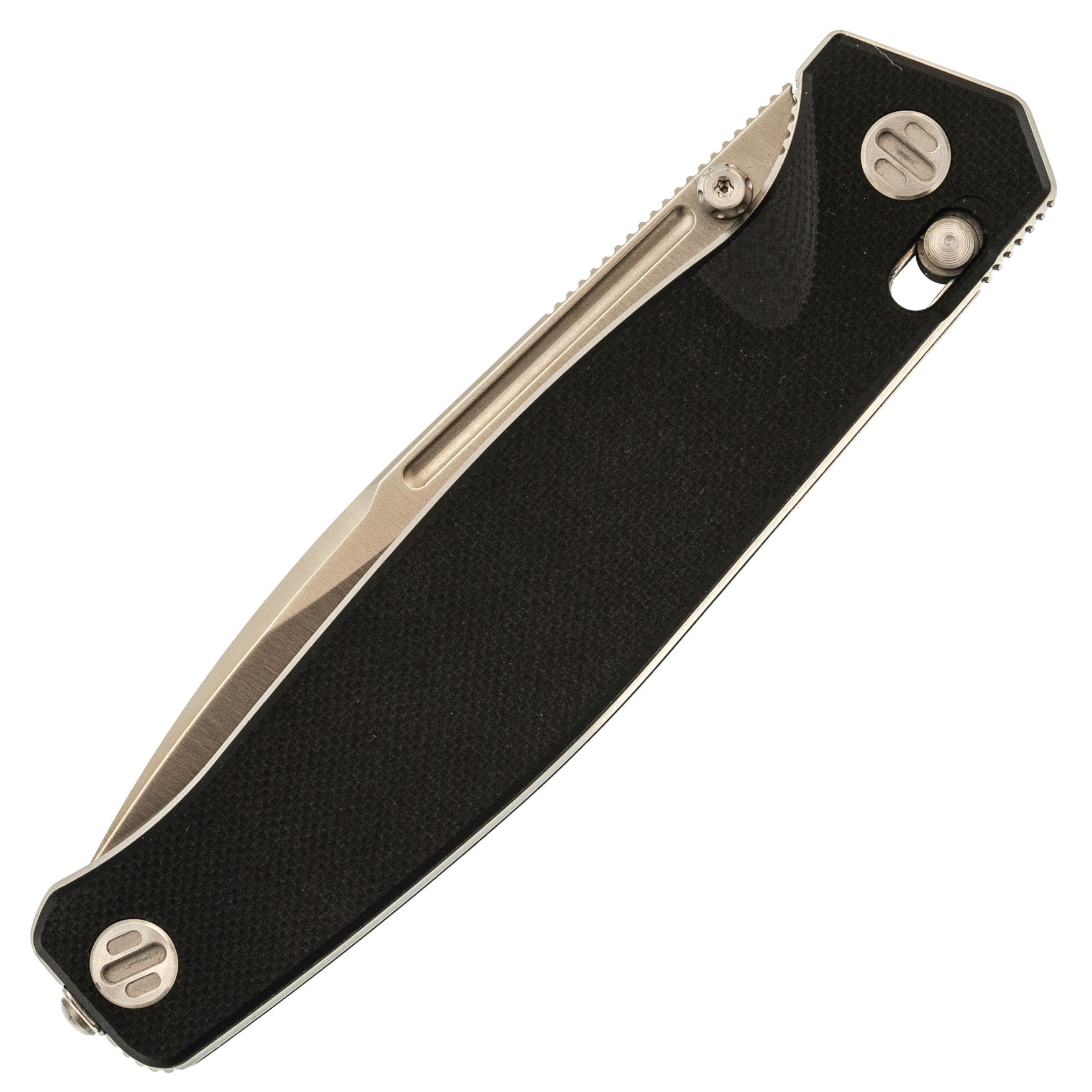 Складной нож RealSteel Huginn, сталь VG-10, рукоять Black G10 - фото 6