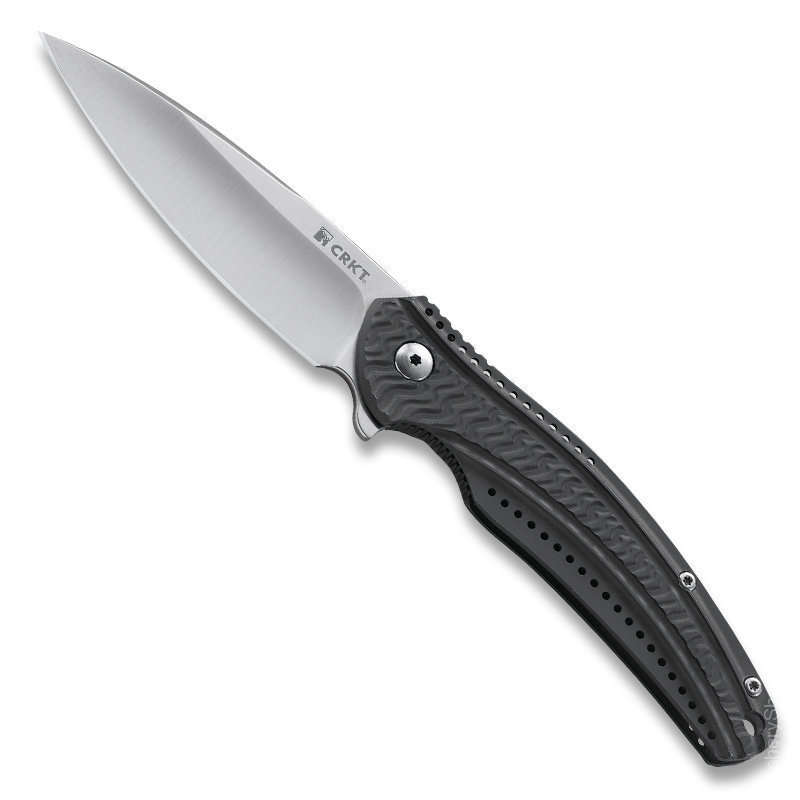 Складной нож CRKT Ripple 2 Gray, сталь Acuto 440, рукоять нержавеющая сталь