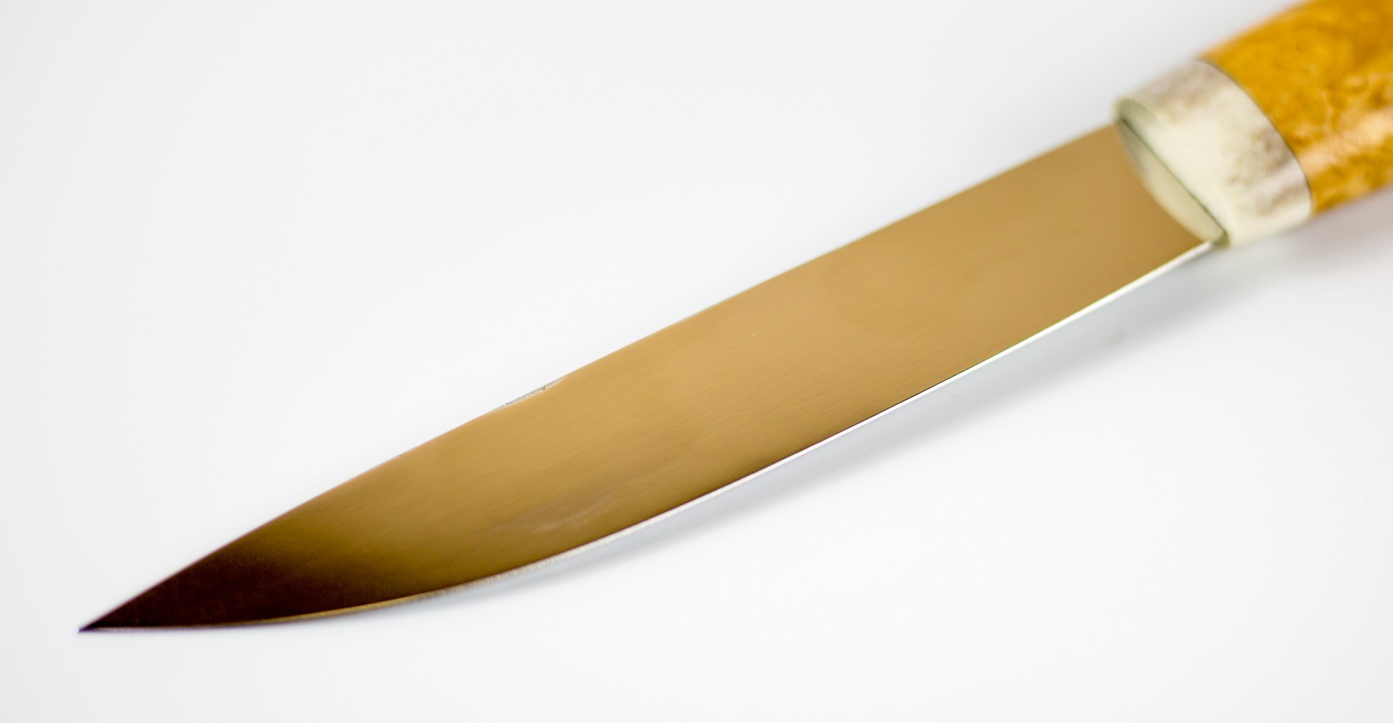 Нож Якутский, сталь 110х18, рукоять карельская береза от Ножиков