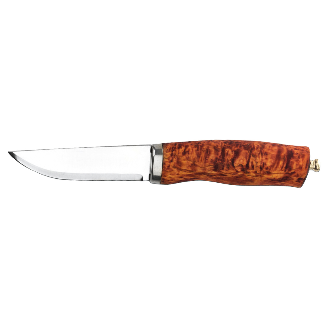 Нож туристический Brusletto Norgeskniven, сталь Sandvik 12C27, рукоять карельская береза от Ножиков