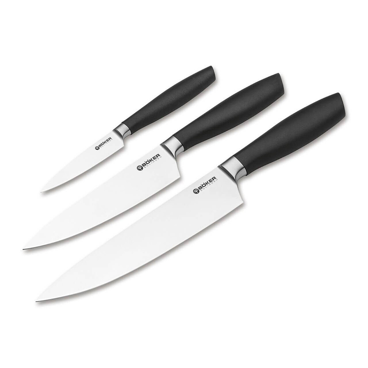 Набор кухонных ножей Boker Core Professional Set, сталь X50CrMoV15, рукоять synthetic