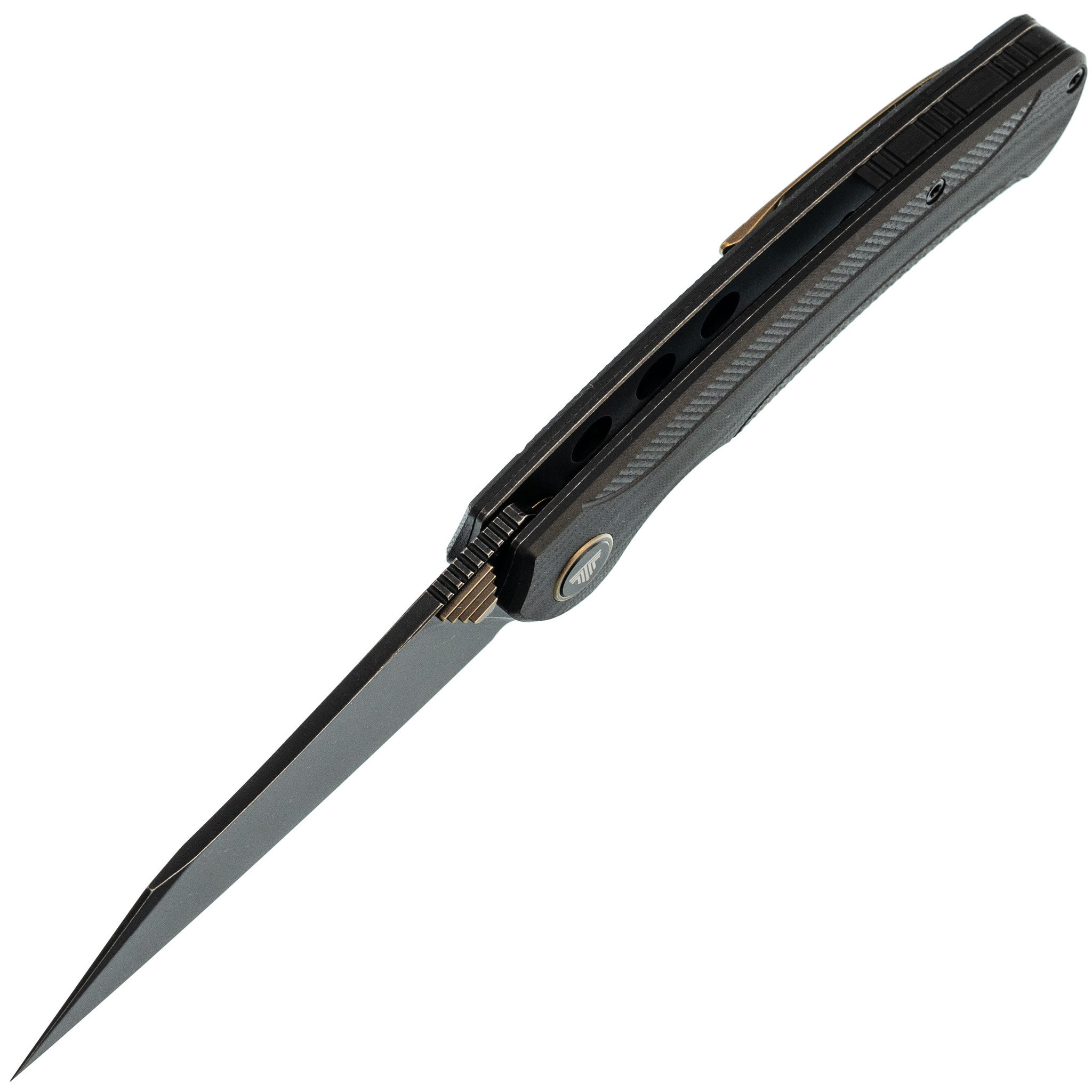 Складной нож Trivisa Lynx-03B, сталь S35VN, рукоять G10, черный - фото 2