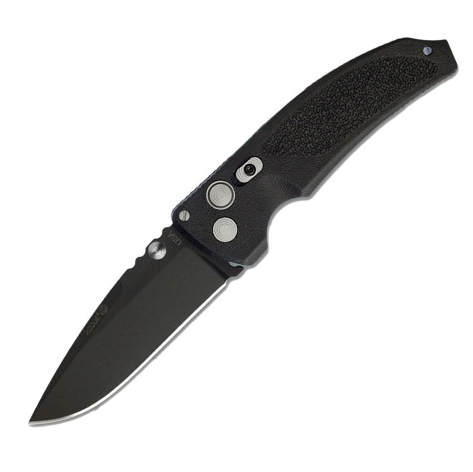 Нож складной Hogue EX-03 Drop Point, сталь 154CM, рукоять инженерный пластик, чёрный нож складной туристический hogue ex 02 tanto сталь 154cm рукоять стеклотекстолит g mascus® чёрный