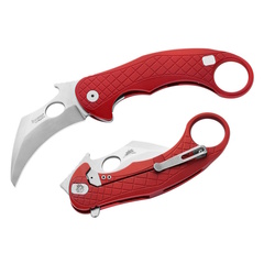 Фото Складной нож LionSteel L.E.One, сталь Magnacut, рукоять алюминий, красный