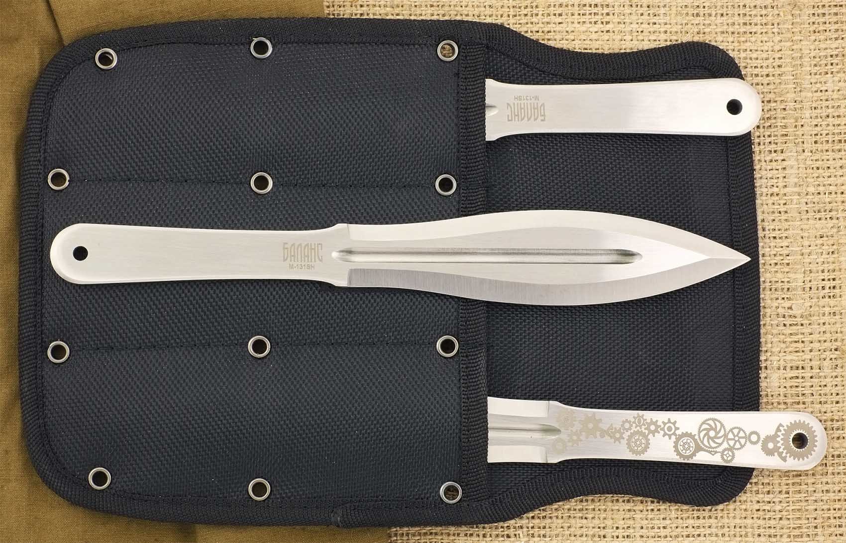 фото Набор из 3 метательных ножей механизм, m-131sh ножемир