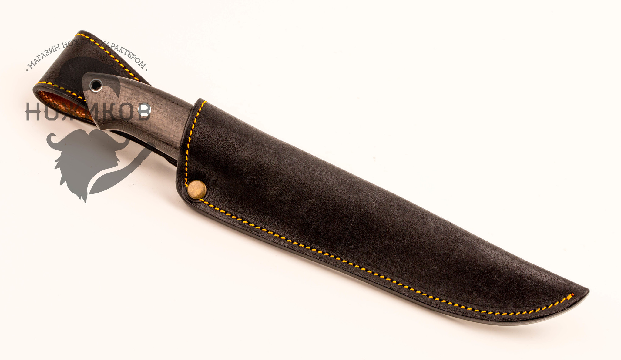 Нож цельнометаллический Форест, сталь M390, рукоять карбон от Ножиков