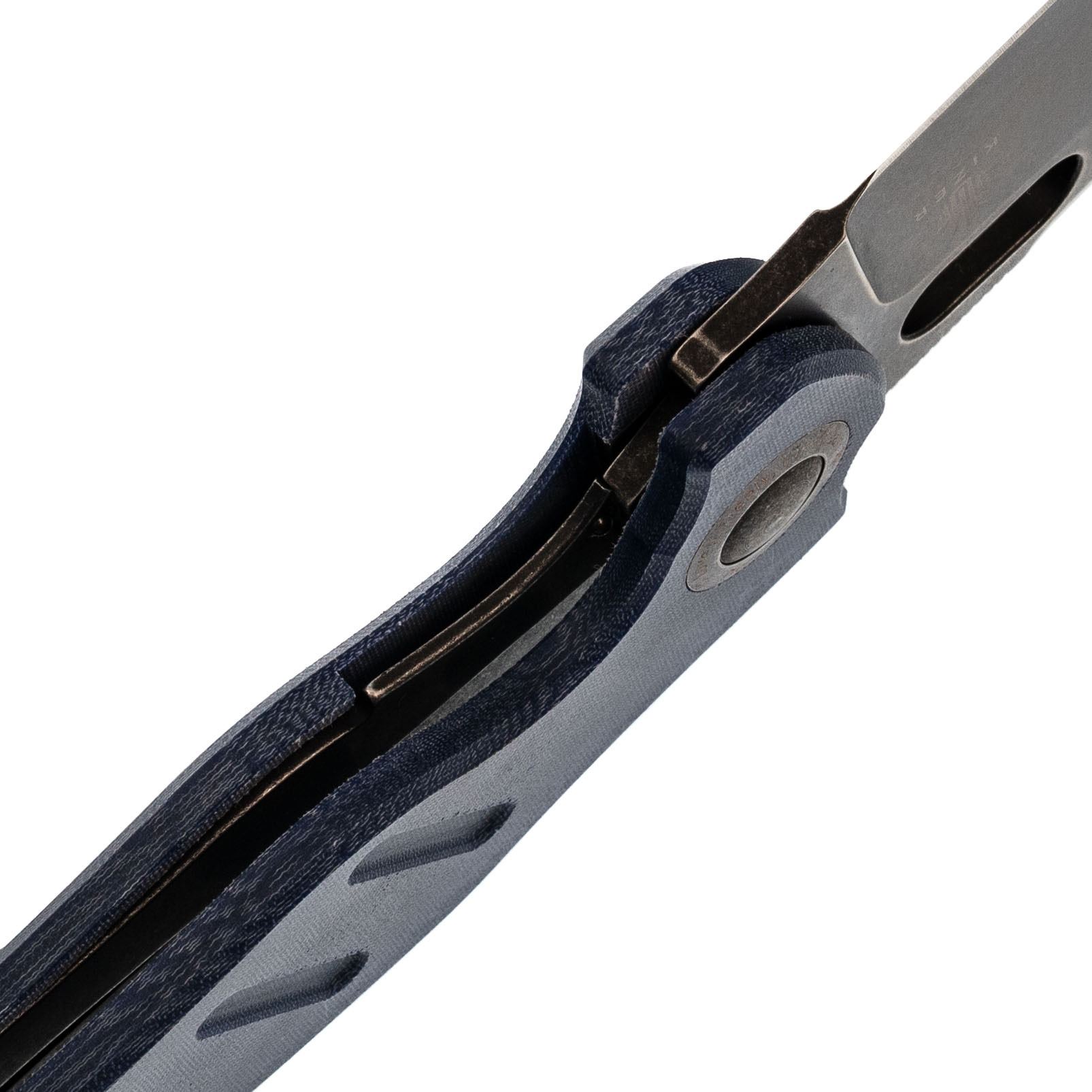 Складной нож Kizer C01C, сталь 154CM, рукоять микарта - фото 4