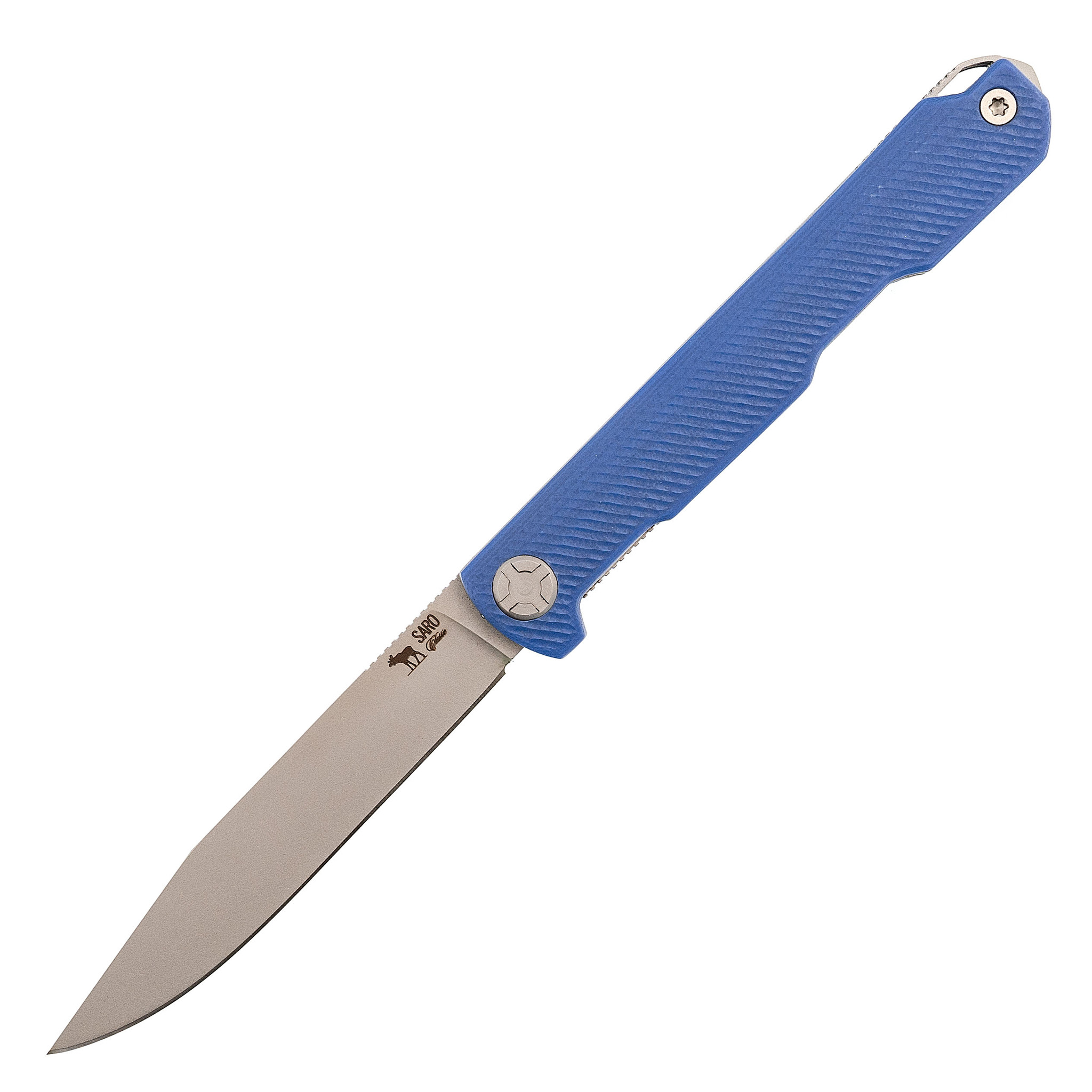 Складной нож Авиационный Single, сталь N690, рукоять G10, синий