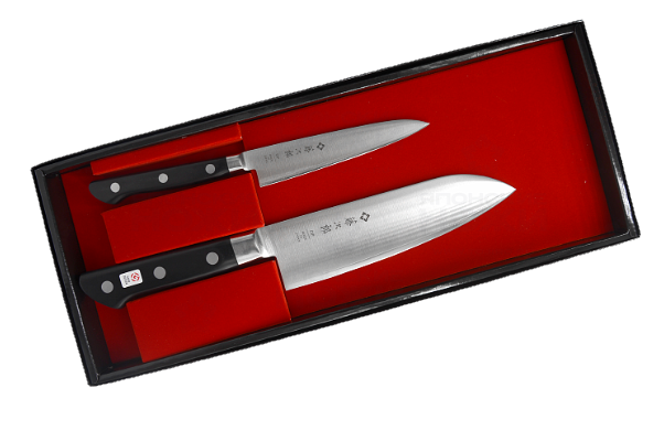 Набор из 2-х кухонных ножей Tojiro GIFTSET, сталь VG10 - фото 3