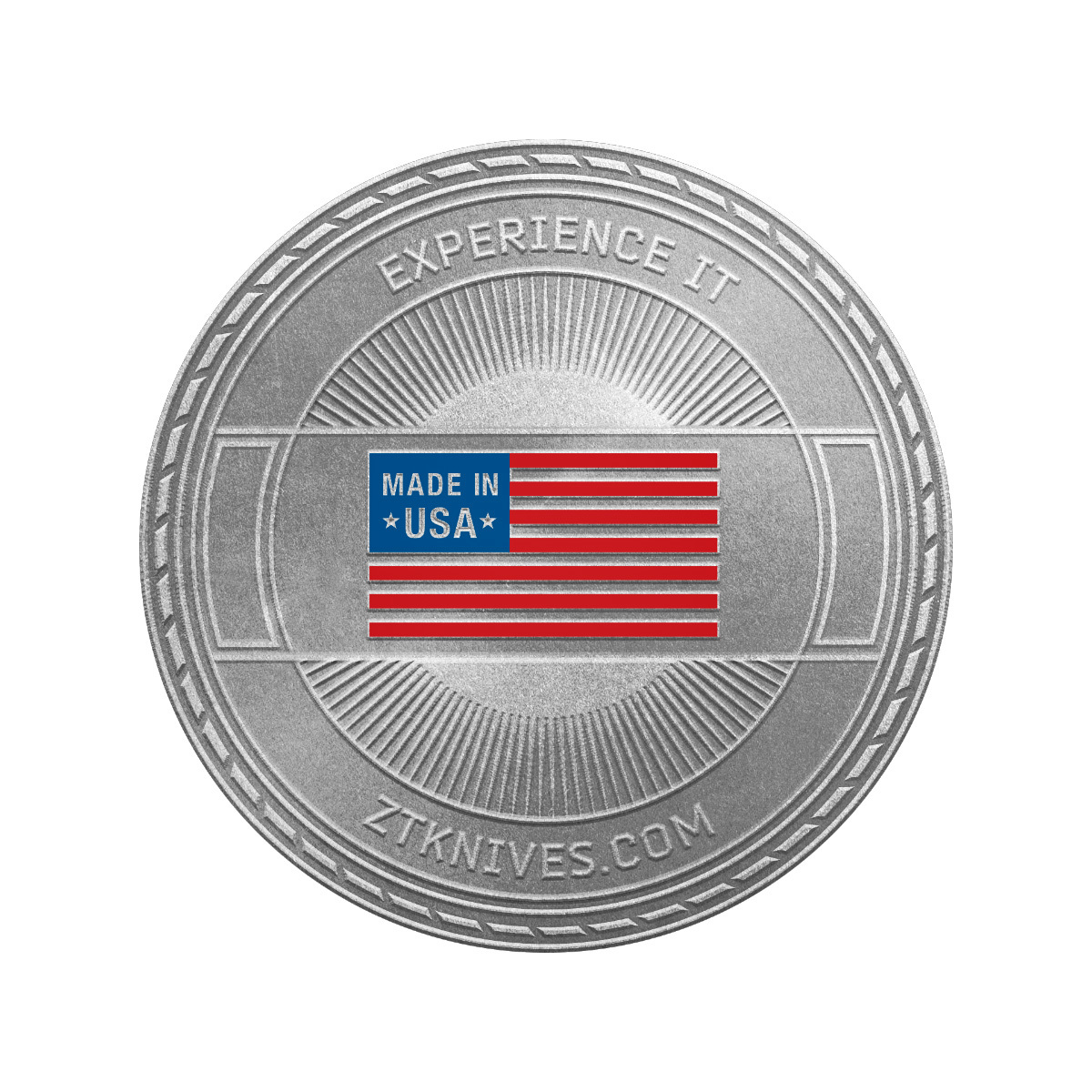 Монета Zero Tolerance Challenge Coin от Ножиков