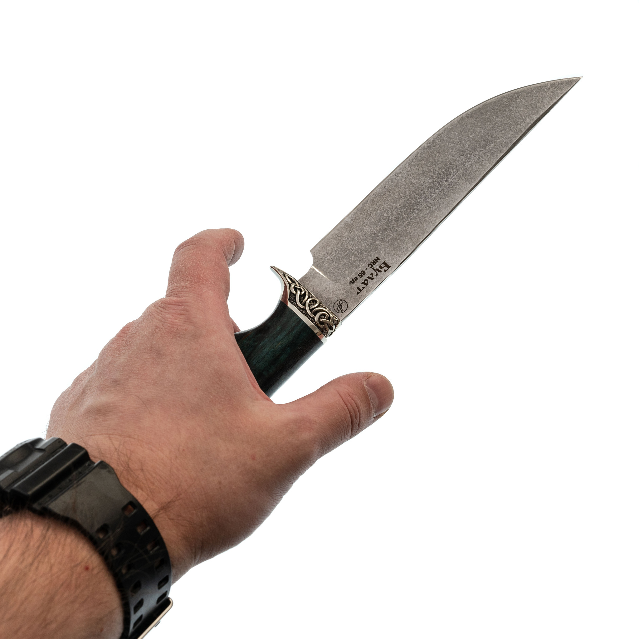 фото Нож газель, литой булат баранова, карельская береза ножи фурсач
