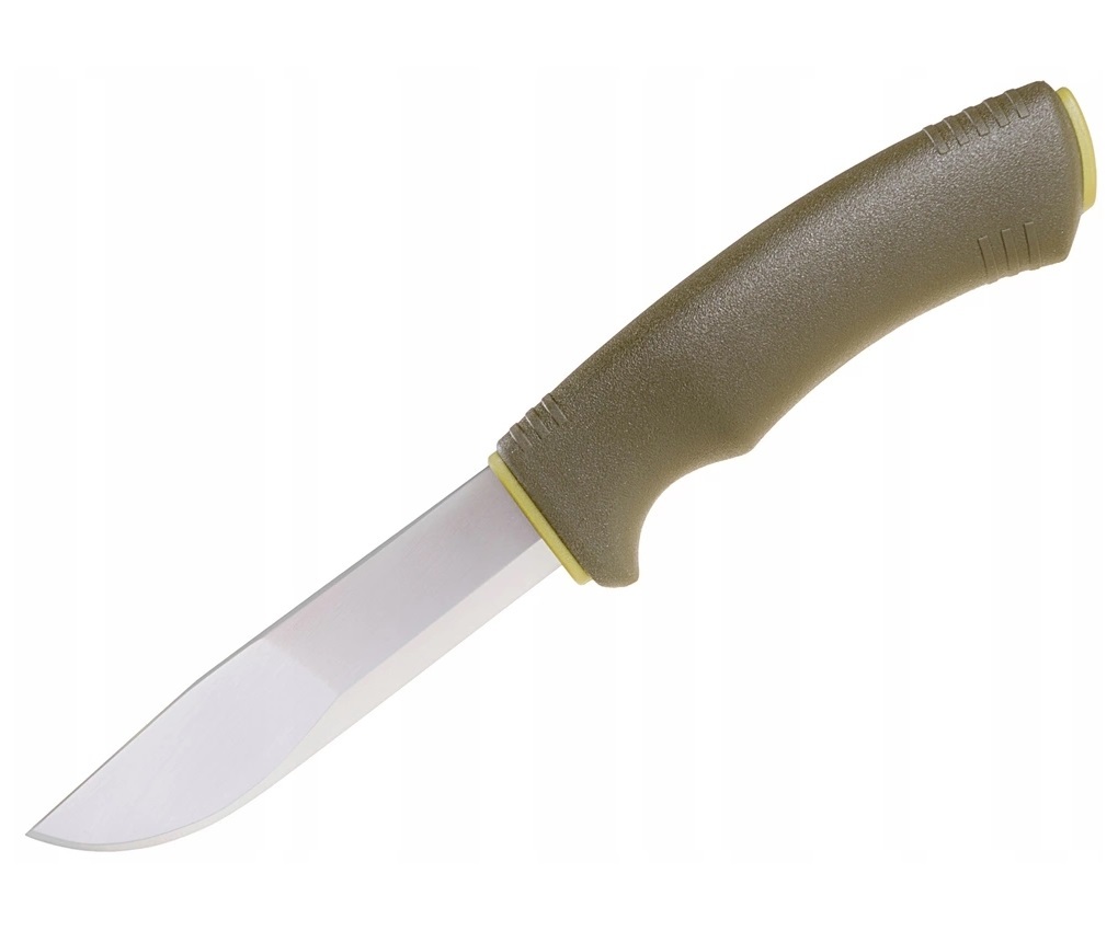 фото Нож с фиксированным лезвием morakniv bushcraft forest, сталь sandvik 12c27, ручка резина/пластик