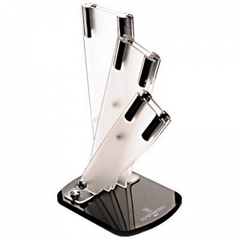 Фото Подставка универсальная Hatamoto, FST-R-003, пластик, 3 ножа, матовая