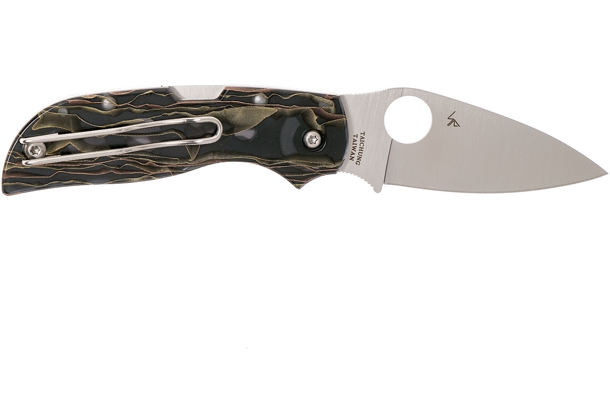 Складной нож CHAPARRAL RAFFIR NOBLE - Spyderco C152RNP, сталь CTS-XHP Satin Plain, рукоять Raffir™ NOBLE - фото 6