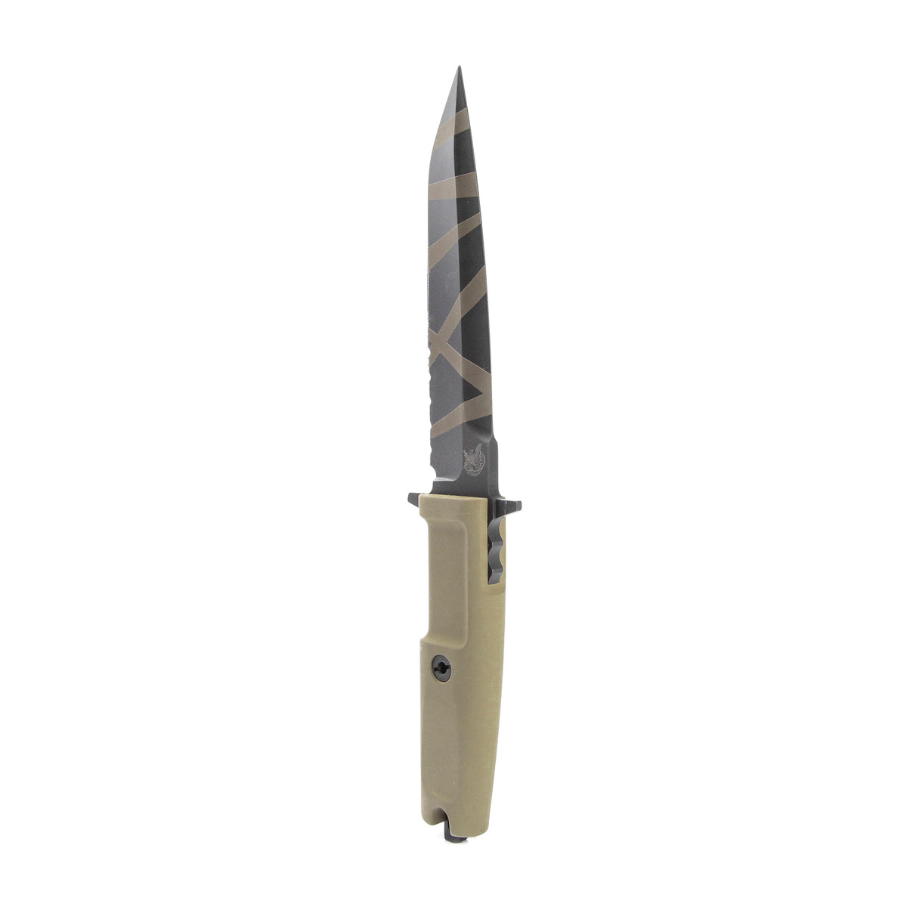 Нож с фиксированным клинком Extrema Ratio Col Moschin Desert Warfare - Laser Engraving, сталь Bhler N690, рукоять пластик - фото 4
