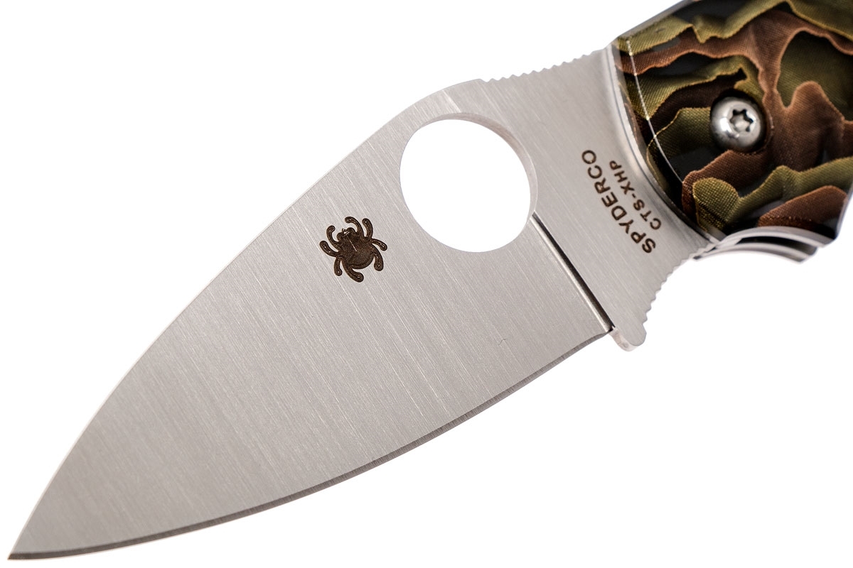 Складной нож CHAPARRAL RAFFIR NOBLE - Spyderco C152RNP, сталь CTS-XHP Satin Plain, рукоять Raffir™ NOBLE - фото 8