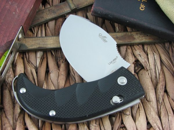 Нож складной LionSteel Skinner 8901 G10, сталь 440C Satin Finish, рукоять стеклотекстолит, чёрный - фото 3