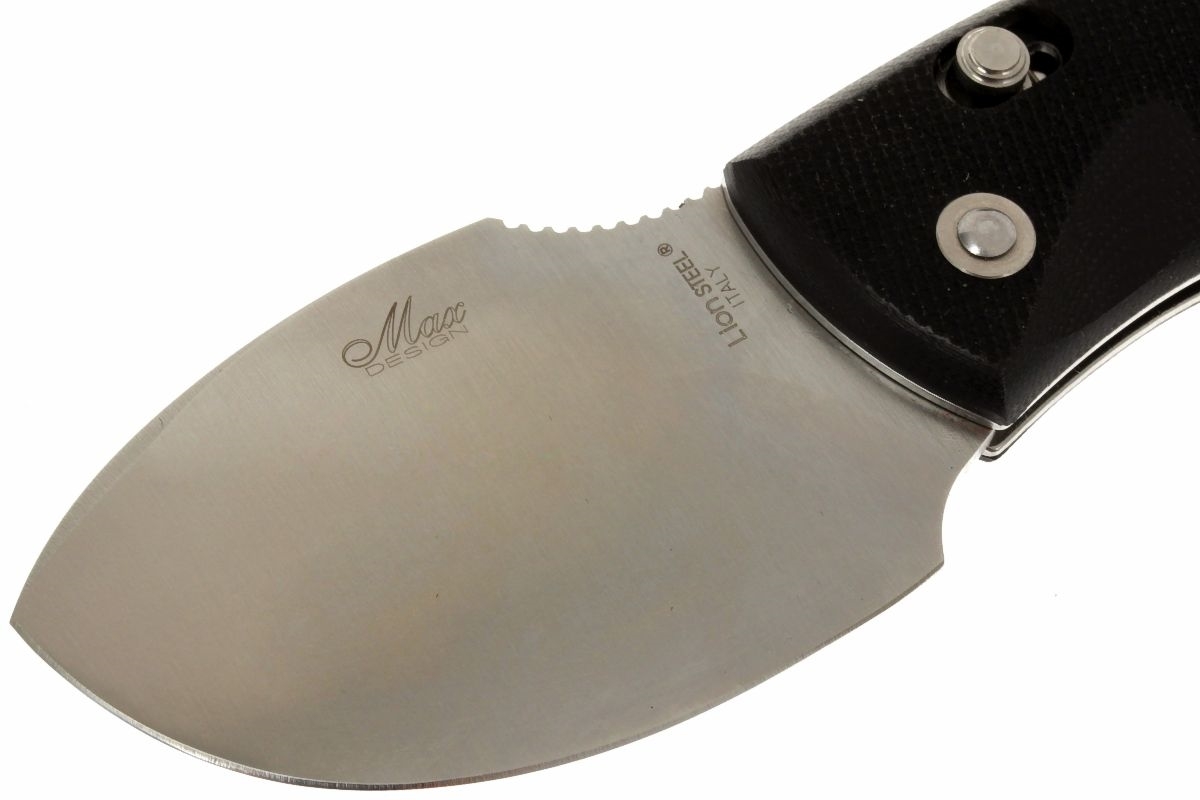 Нож складной LionSteel Skinner 8901 G10, сталь 440C Satin Finish, рукоять стеклотекстолит, чёрный - фото 8